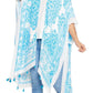Yak & Yeti - Boho Floral Tassels Kimono Wrap