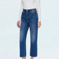 Pistola - Cassie Crop Super High Rise Straight Jeans