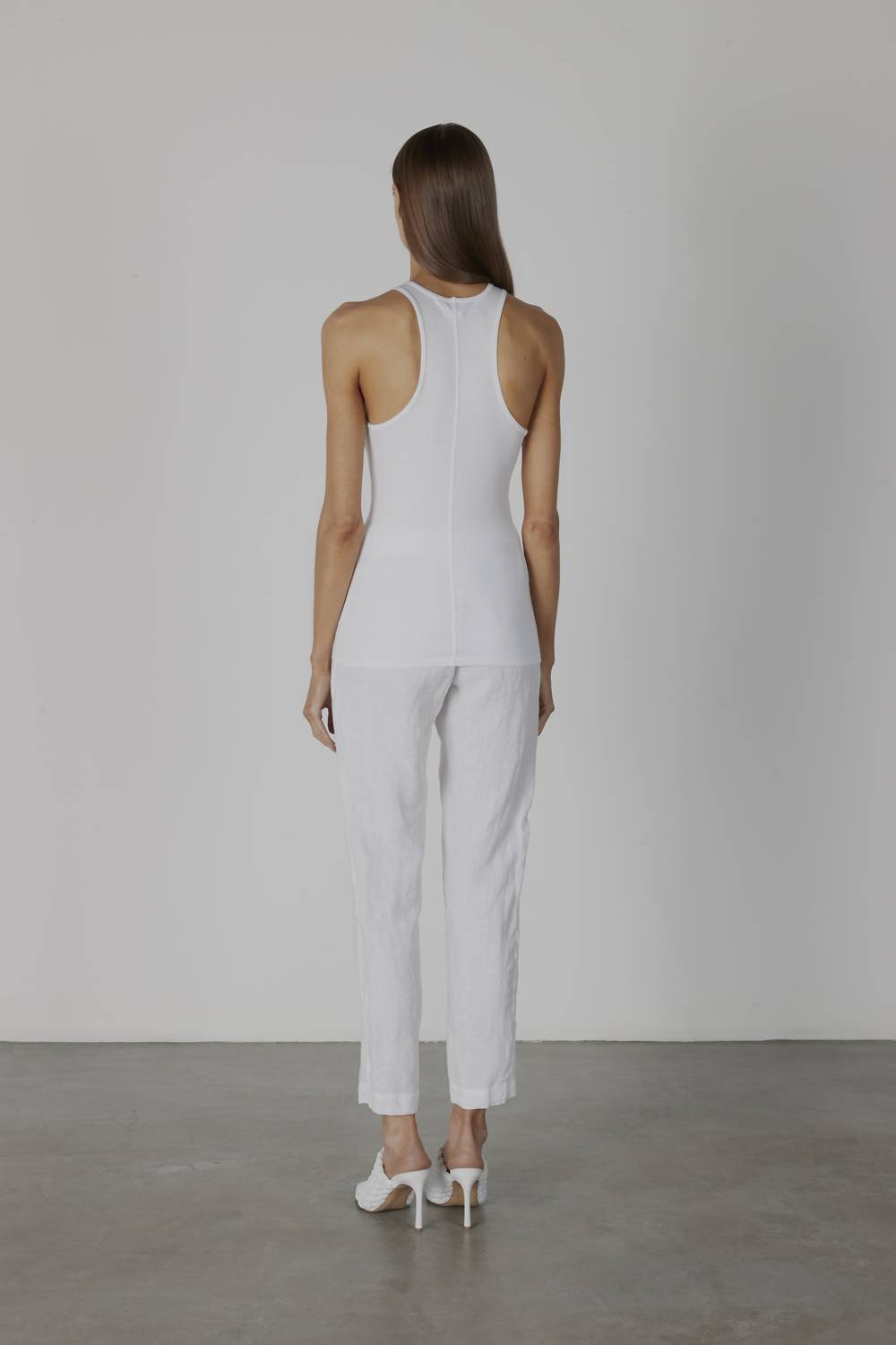 Enza Costa - SUPIMA COTTON SLIM RACER TANK