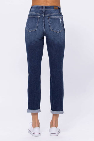 Judy Blue - High Rise Destroyed Boyfriend Denim Jeans