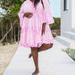 Pep'S Cannes - Short Net Print Mini Dress - Plus