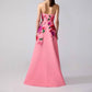 Carolina Herrera - Floral-embroidered Strapless A-line Gown