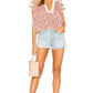 Free People - Leilani Floral Print Peasant Boho Blouse