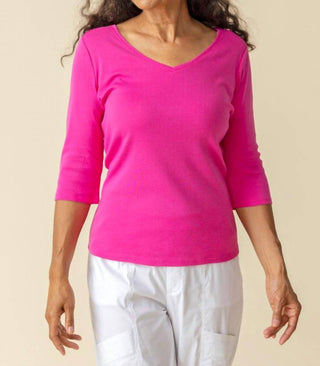 Habitat - Cozy Rib Easy V- Neck Tee