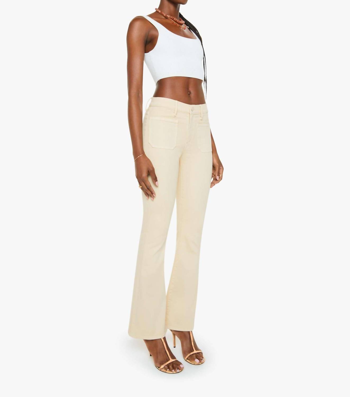 Mother - Patch Pocket Weekender Jean