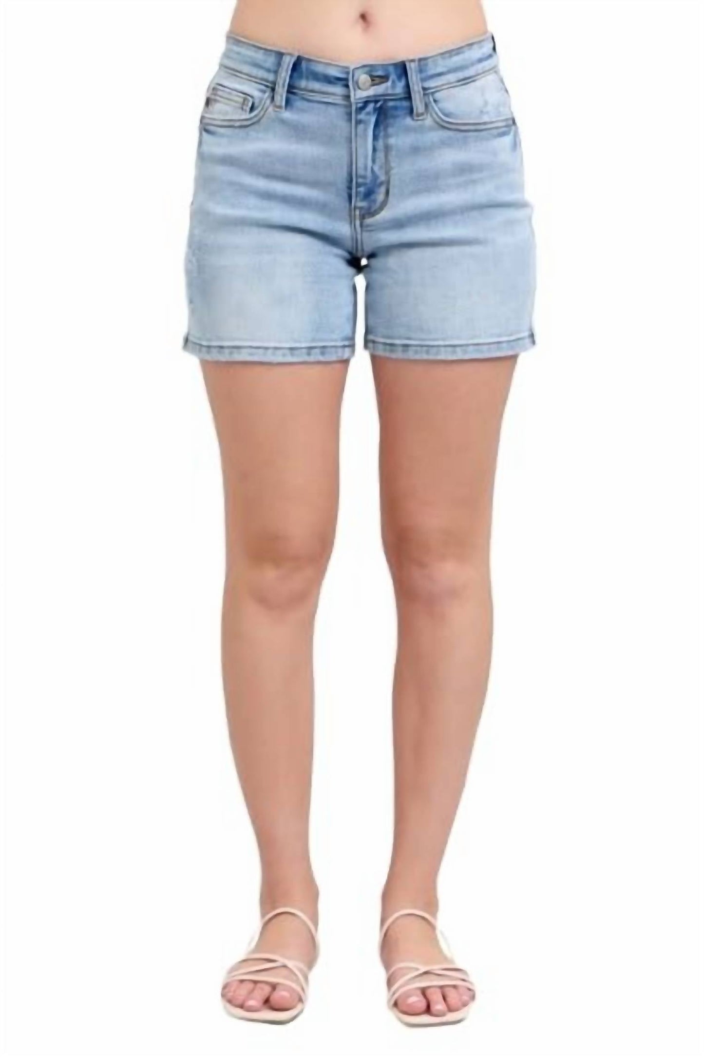 Judy Blue - Mid-rise Jean Short
