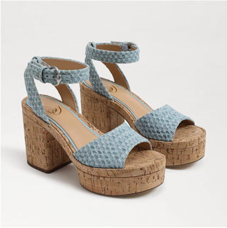 Sam Edelman - Women's Immie Ankle Strap Open Toe Block Heeled Sandals