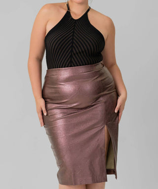 Good American - Soft Ribbed Halter Bodysuit