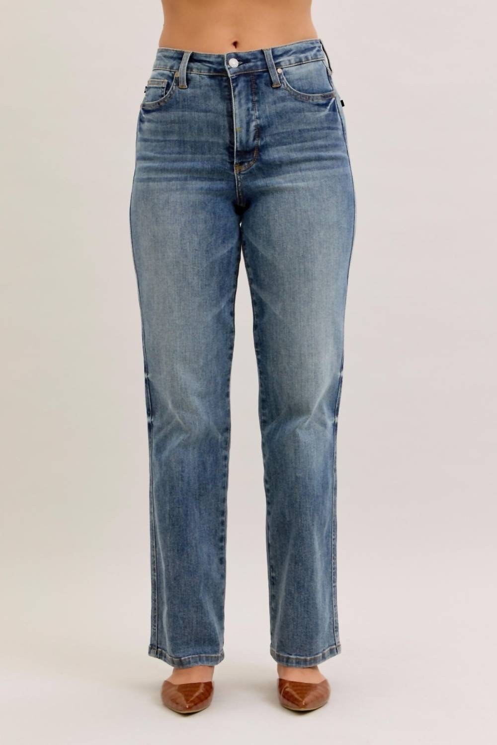 Judy Blue - High Rise Tummy Control Straight Leg Jeans