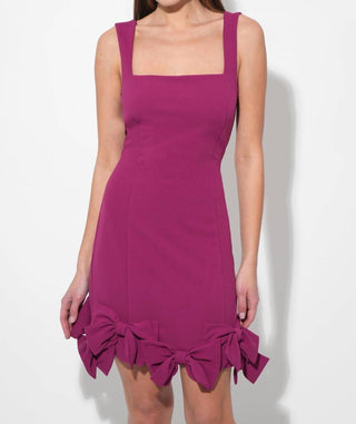 Adelyn Rae - Bow Skirt Mini Dress