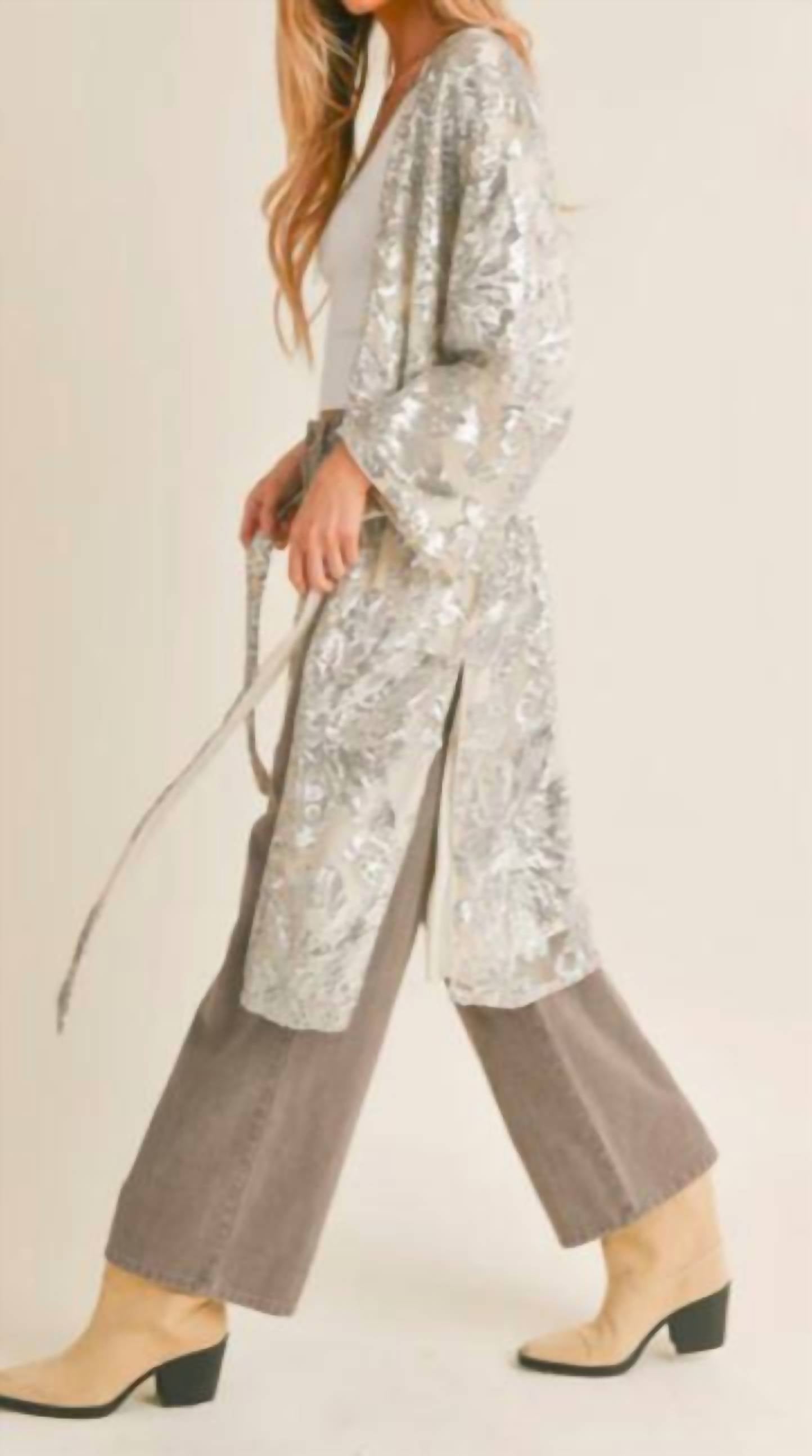 Sage The Label - Aura Sequin Kimono