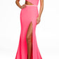 Ashleylauren - One Shoulder Jersey Gown