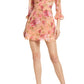 RAHI Florence Floral Print Cutout Minidress in Florence Print, Size X-Small