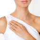 Avenue Chic - Women's Three Line Cz Cuff Ring