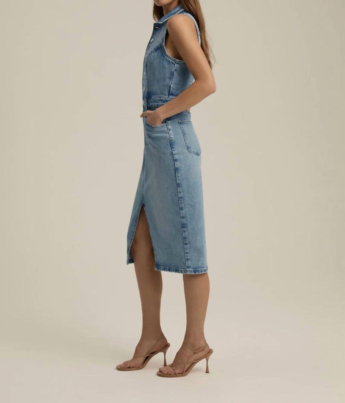 Favorite Daughter - The Halter City Midi Dress