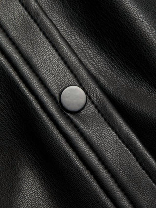 En Saison - Rylee Faux Vegan Leather Top