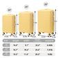 Set 3PCs 20'/24'/28' ABS Spinner Wheel Luggage - Yellow