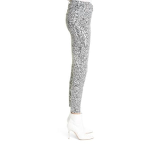 Frame - Frame Denim Le Skinny Jeans Noir Multi Animal Print Denim
