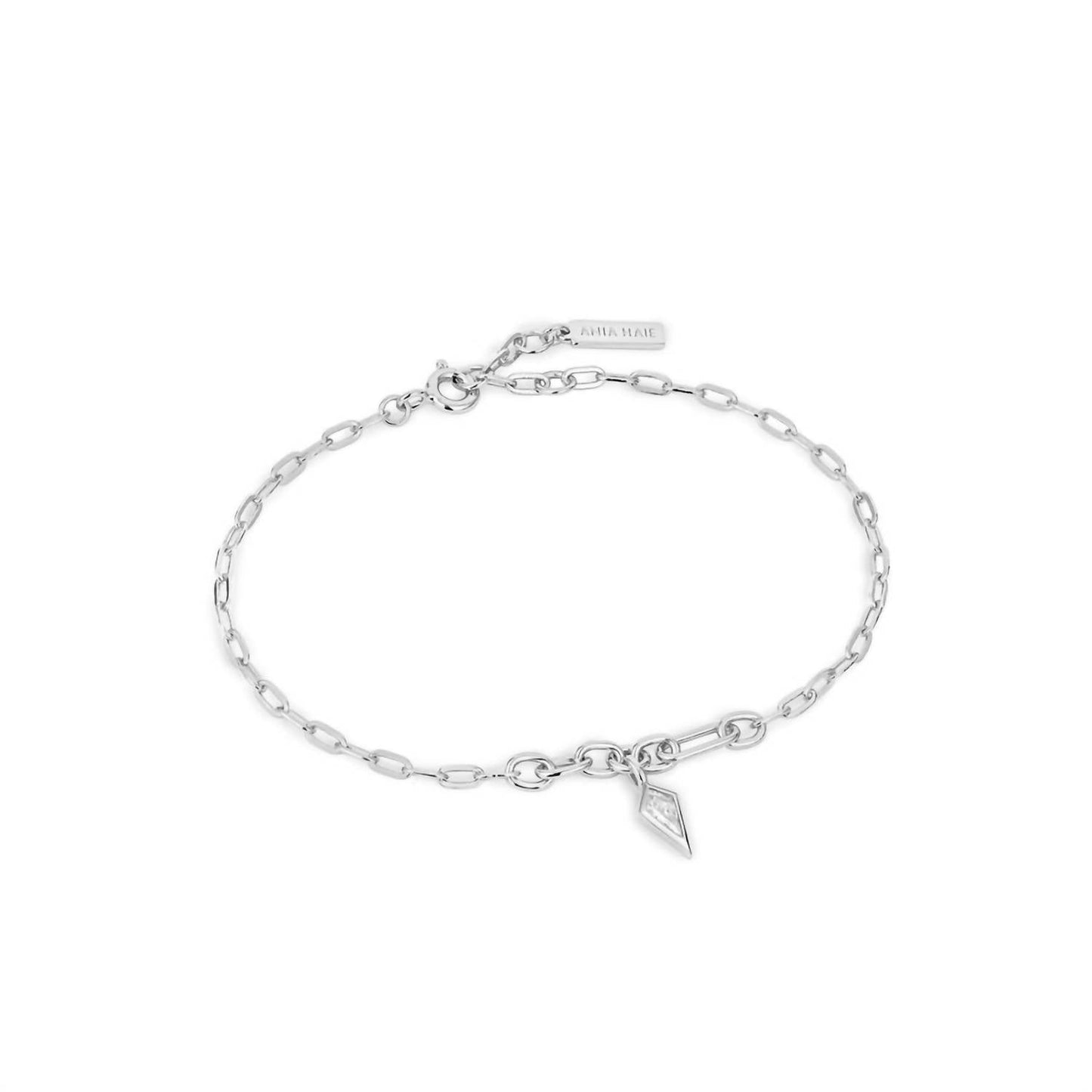 Ania Haie - Women's Sparkle Drop Pendant Chain Bracelets