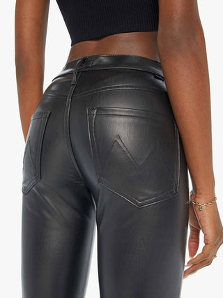 Mother - Insider Flood Vegan Leather Pant