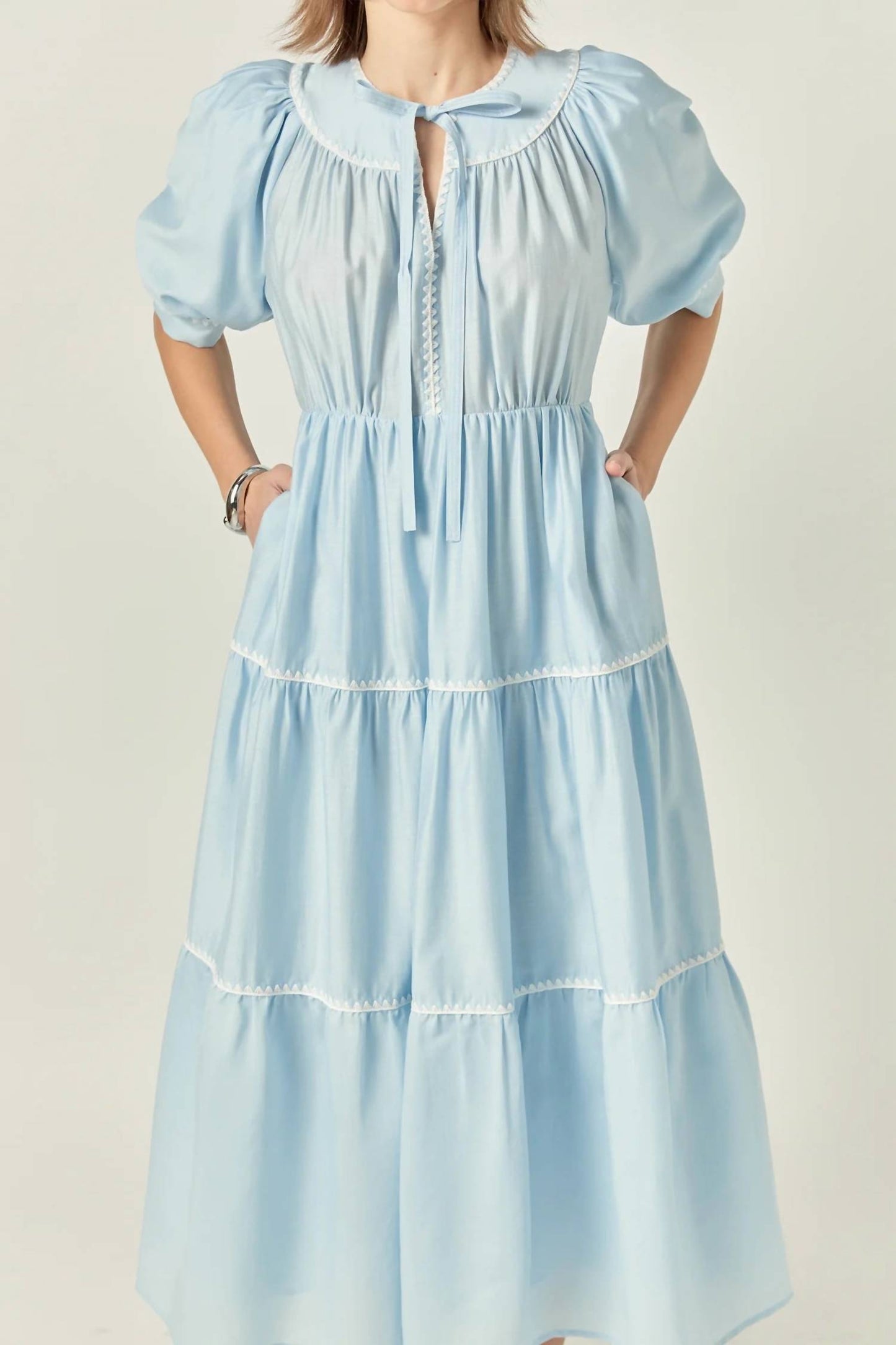 English Factory - Embroidery Midi Dress