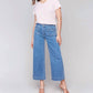 Charlie B - Mid-rise Cropped Flare Patch Pocket Pant