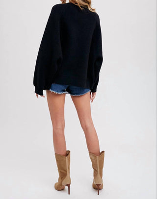 Bluivy - Open Front Sweater Jacket