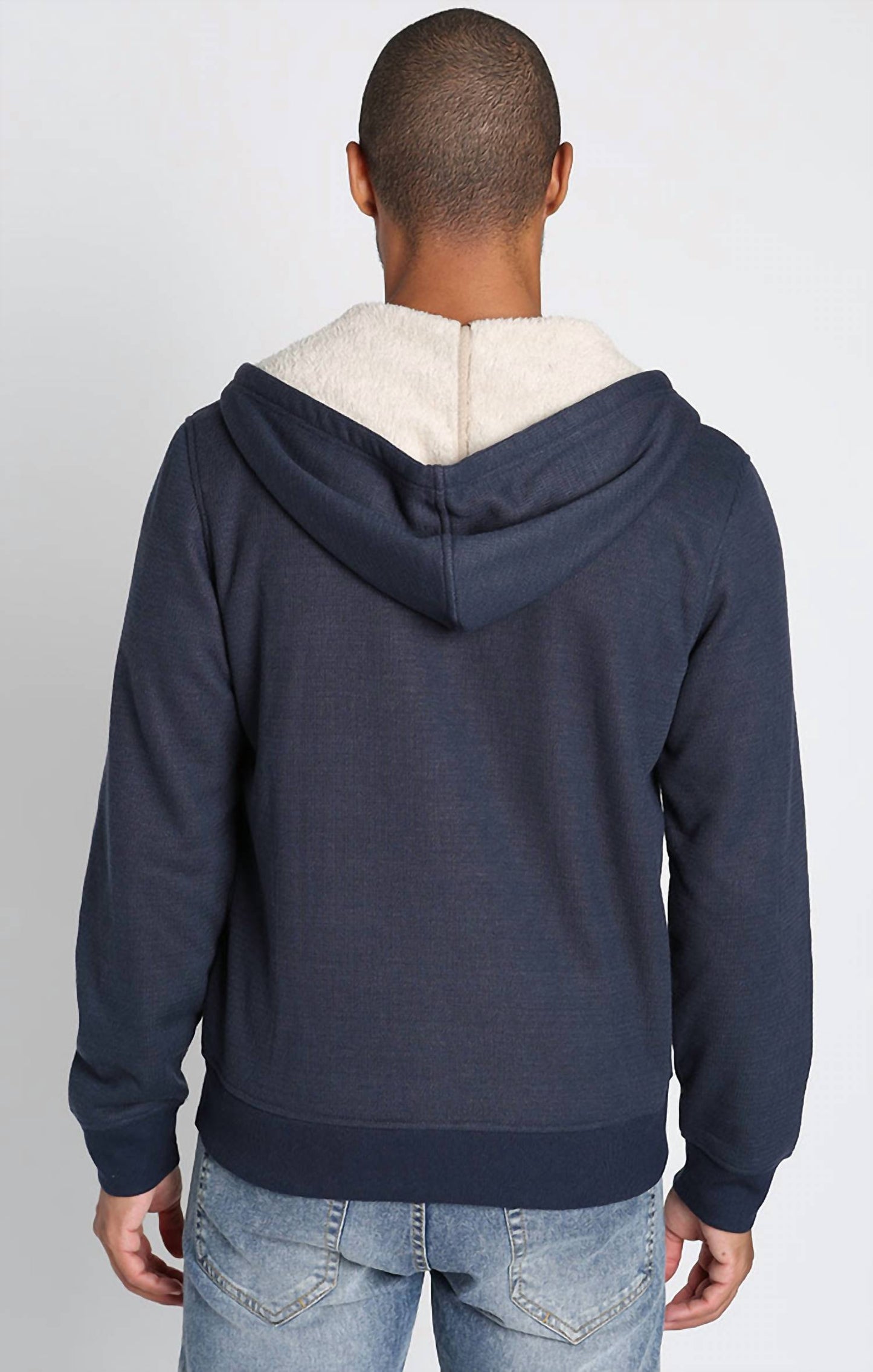 Jachs New York - Sherpa Lined Waffle Hoodie