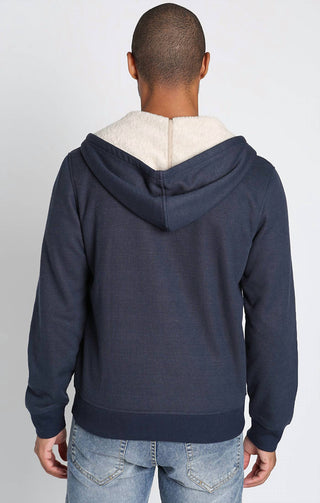 Jachs New York - Sherpa Lined Waffle Hoodie