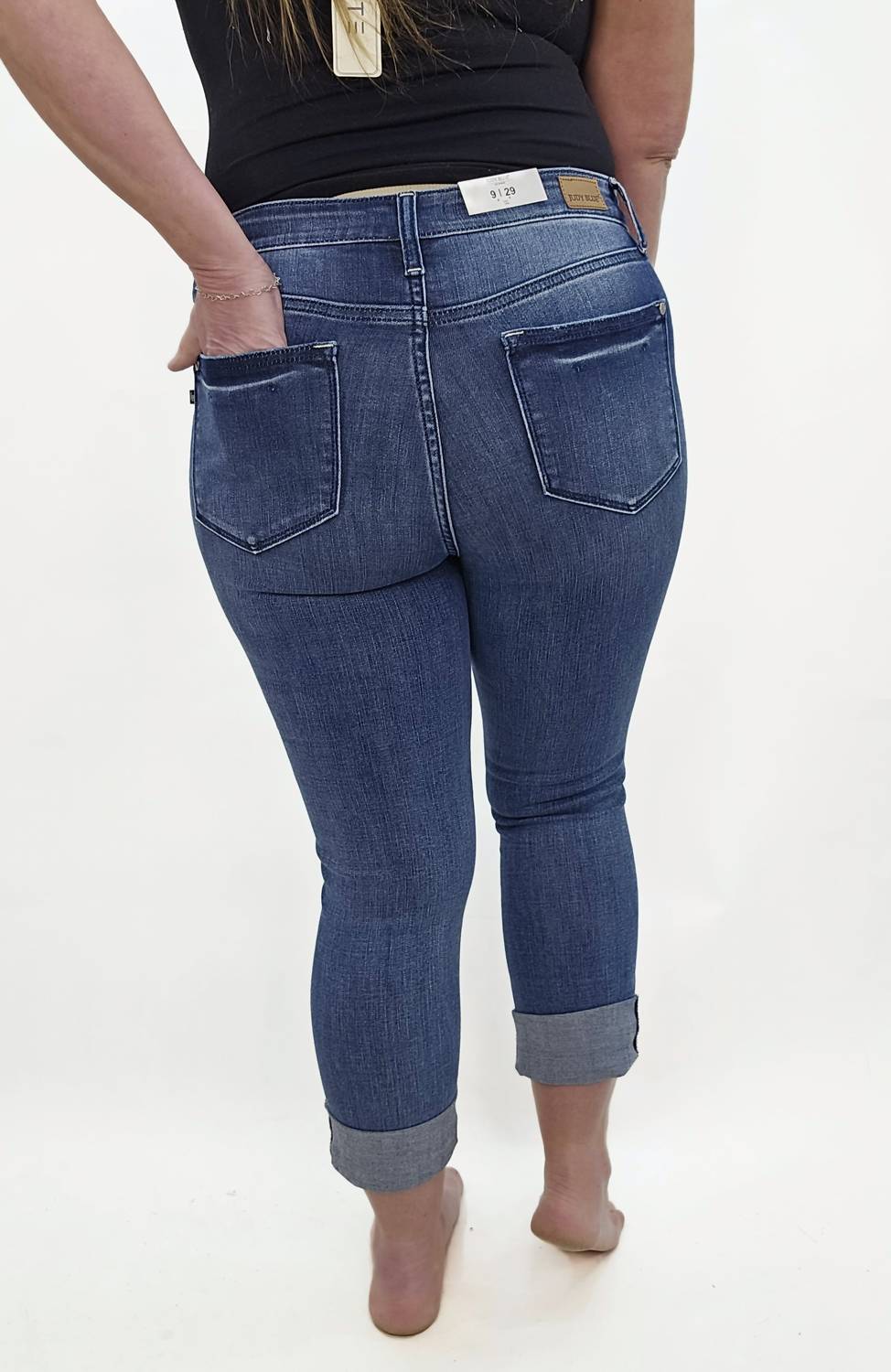 Judy Blue - Women's Cuffed Capri