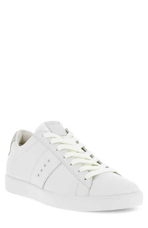 ECCO Street Lite Retro White Sneaker