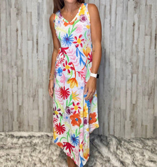 Charlie B - Sleeveless V-neck Dress