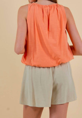 Doe And Rae - Bubble Sleeveless Top