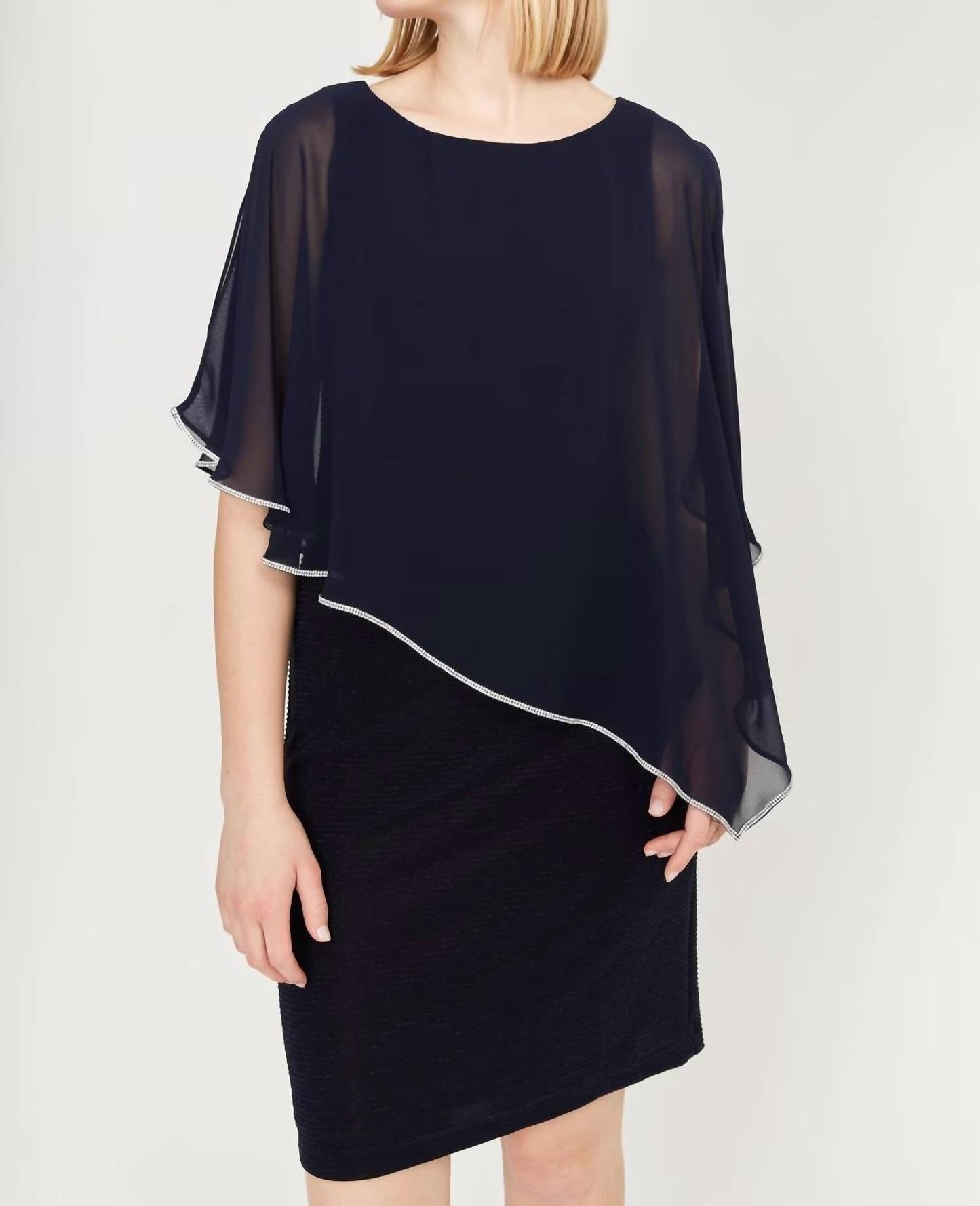 Frank Lyman - Knee-length Sheath Woven Dress