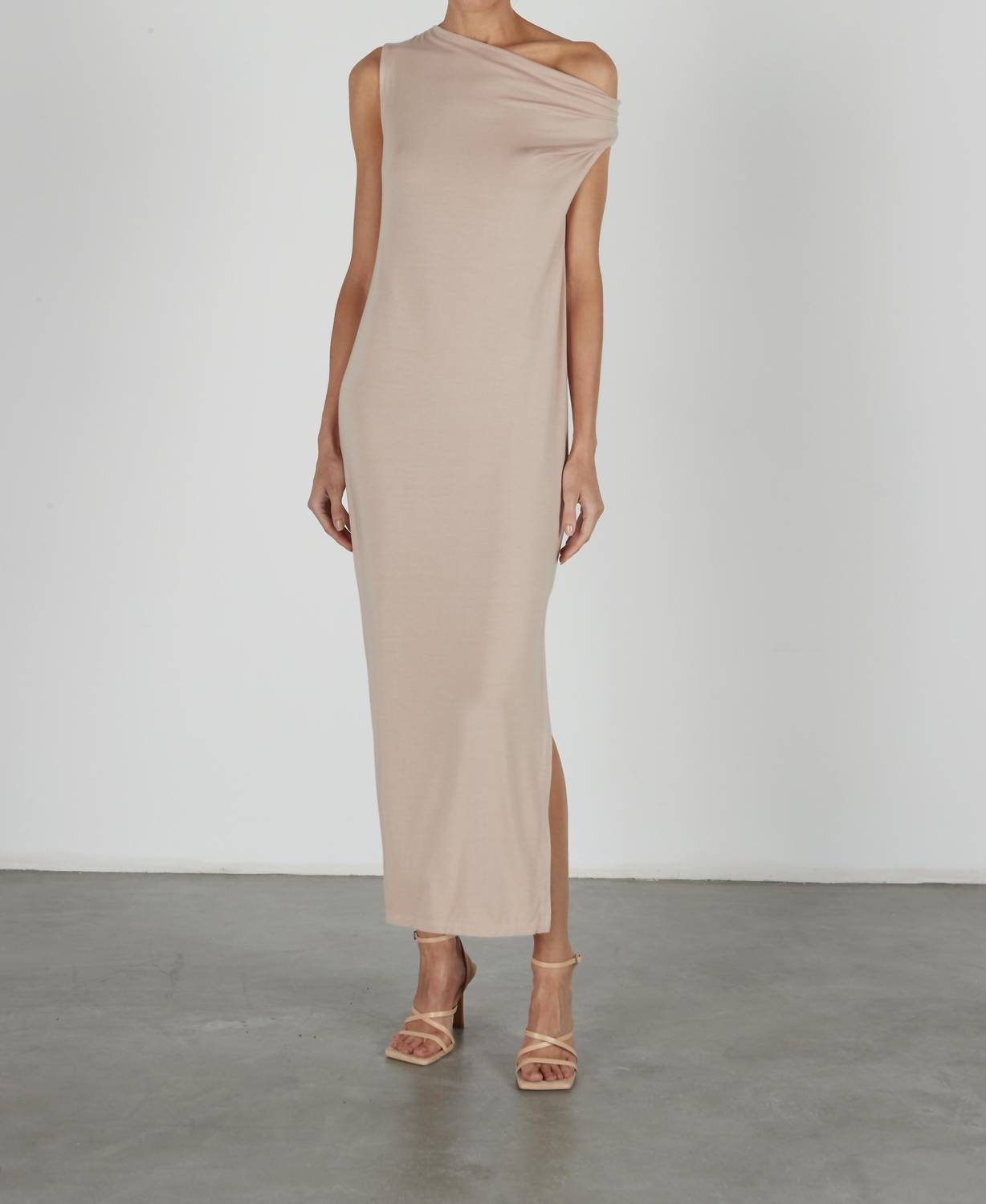 Enza Costa - Luxe Knit Exposed Shoulder Dress
