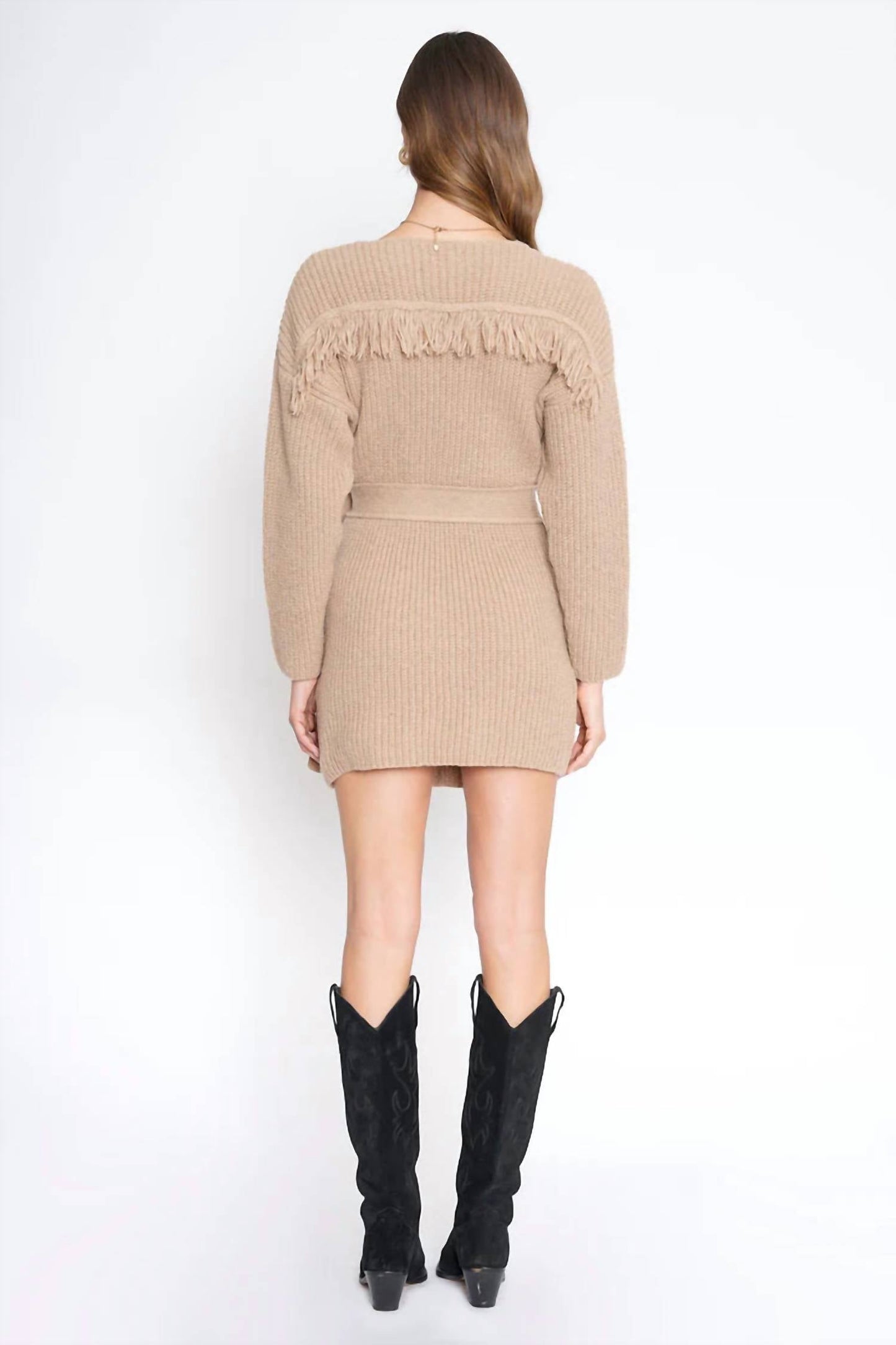 4Si3Nna - Estella Knit Sweater Dress