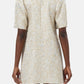 Ganni - Metallic A-line Mini Dress