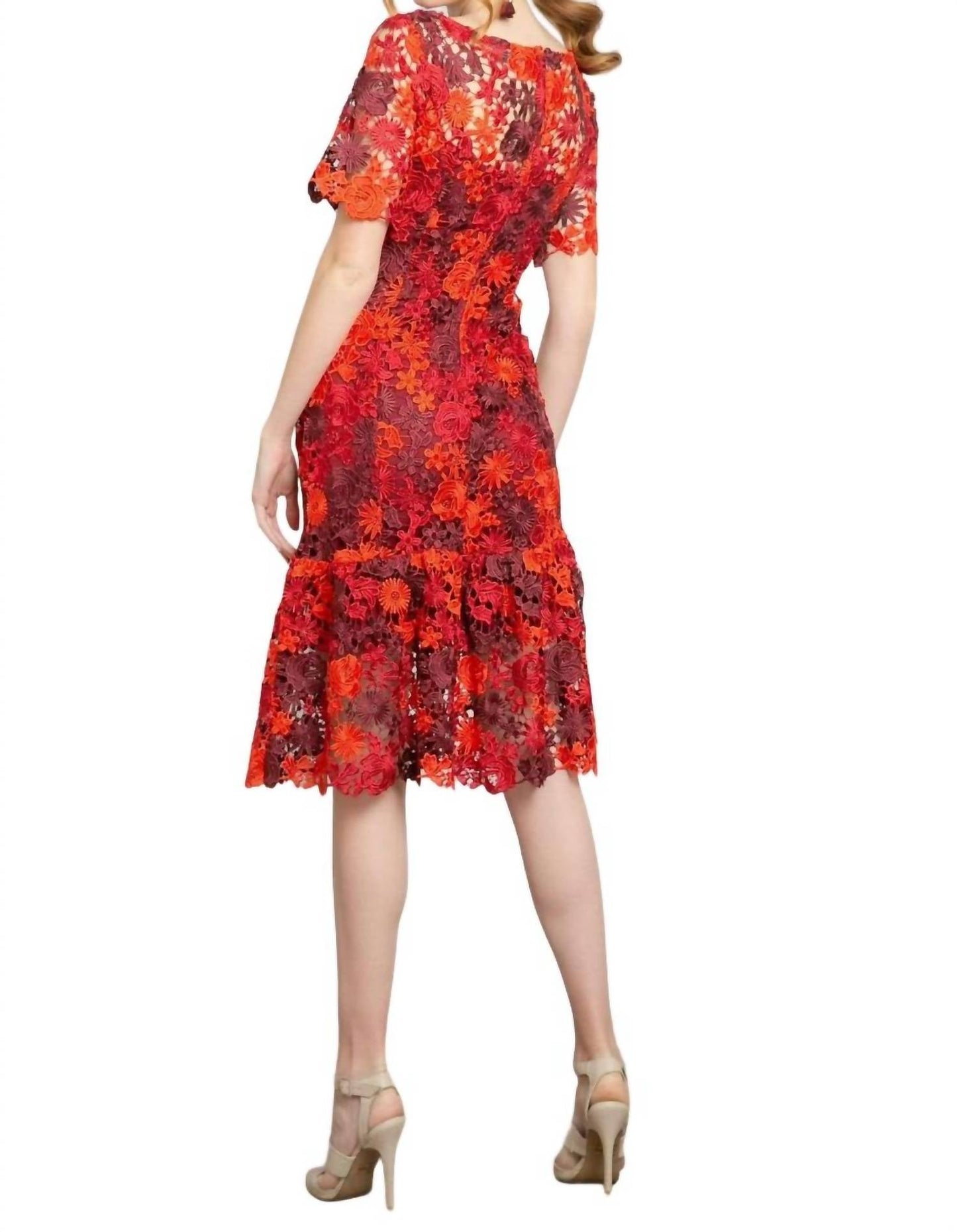 Eva Franco - Brigitte Embroidered Midi Dress