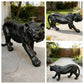 Simulated Black Tiger Resin Garden Statue
