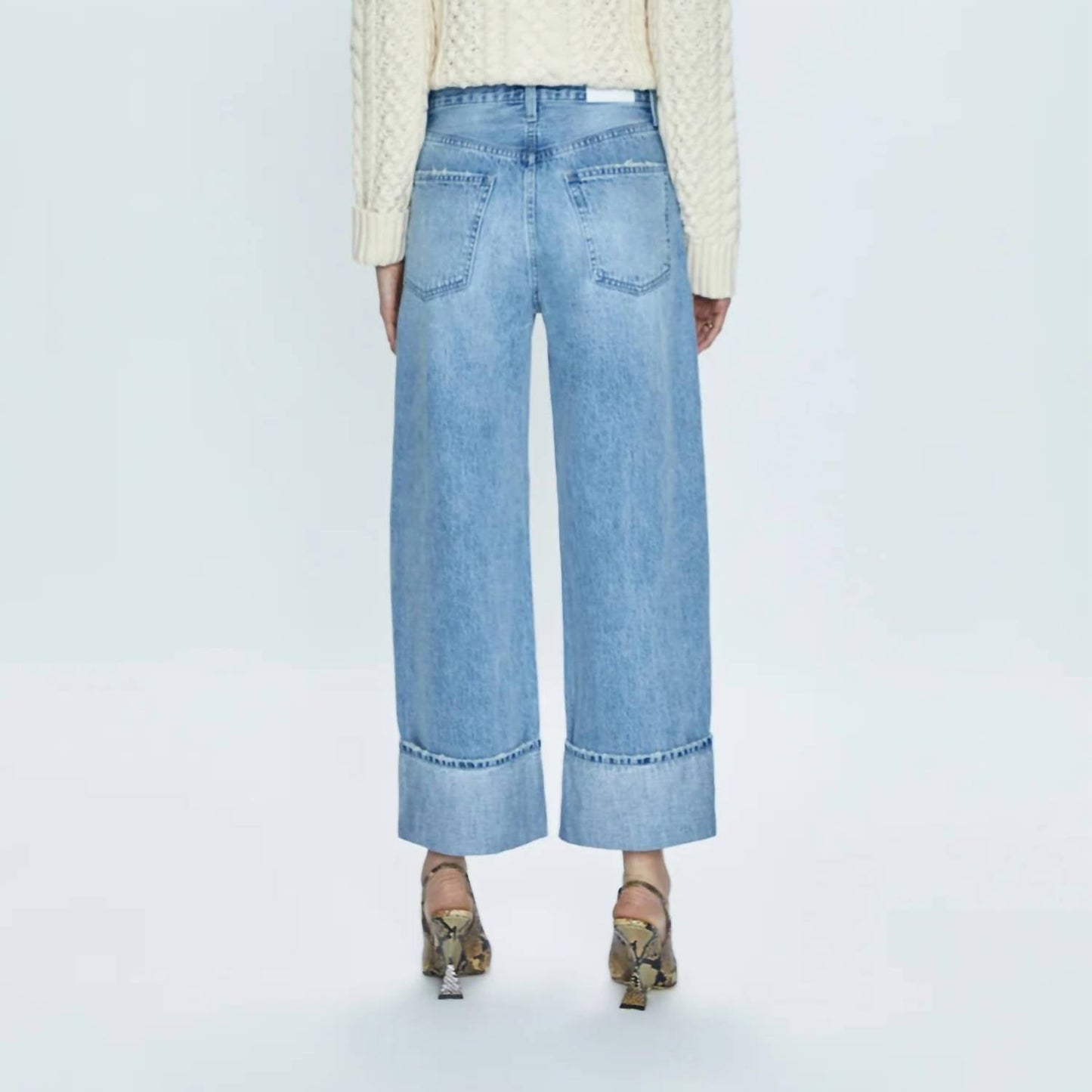 Pistola - Ryder High Rise Cuffed Straight Jeans