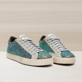 P448 - Women's John Multi Glitter Lace Sneaker
