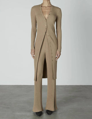 Enza Costa - The Lurex Sweater Rib Flare Pant