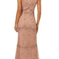 Adrianna Papell - Beaded Mesh Gown Dress
