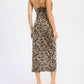 Emory Park - Gathered Midi Dress With Cowl Neck
