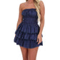Day + Moon - Wildest Dreams Strapless Mini Dress