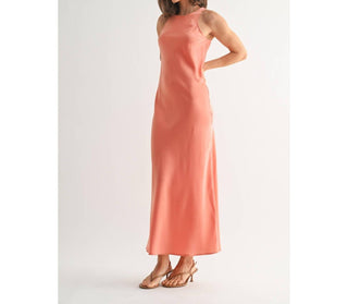 Fun 2 Fun - Satin Maxi Dress