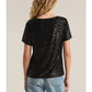 Z Supply - Marbella V-neck Sequin Top