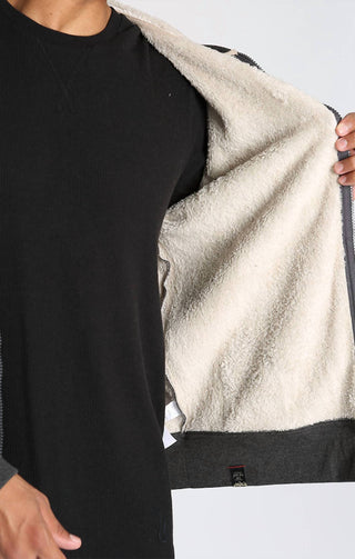 Jachs New York - Sherpa Lined Waffle Hoodie