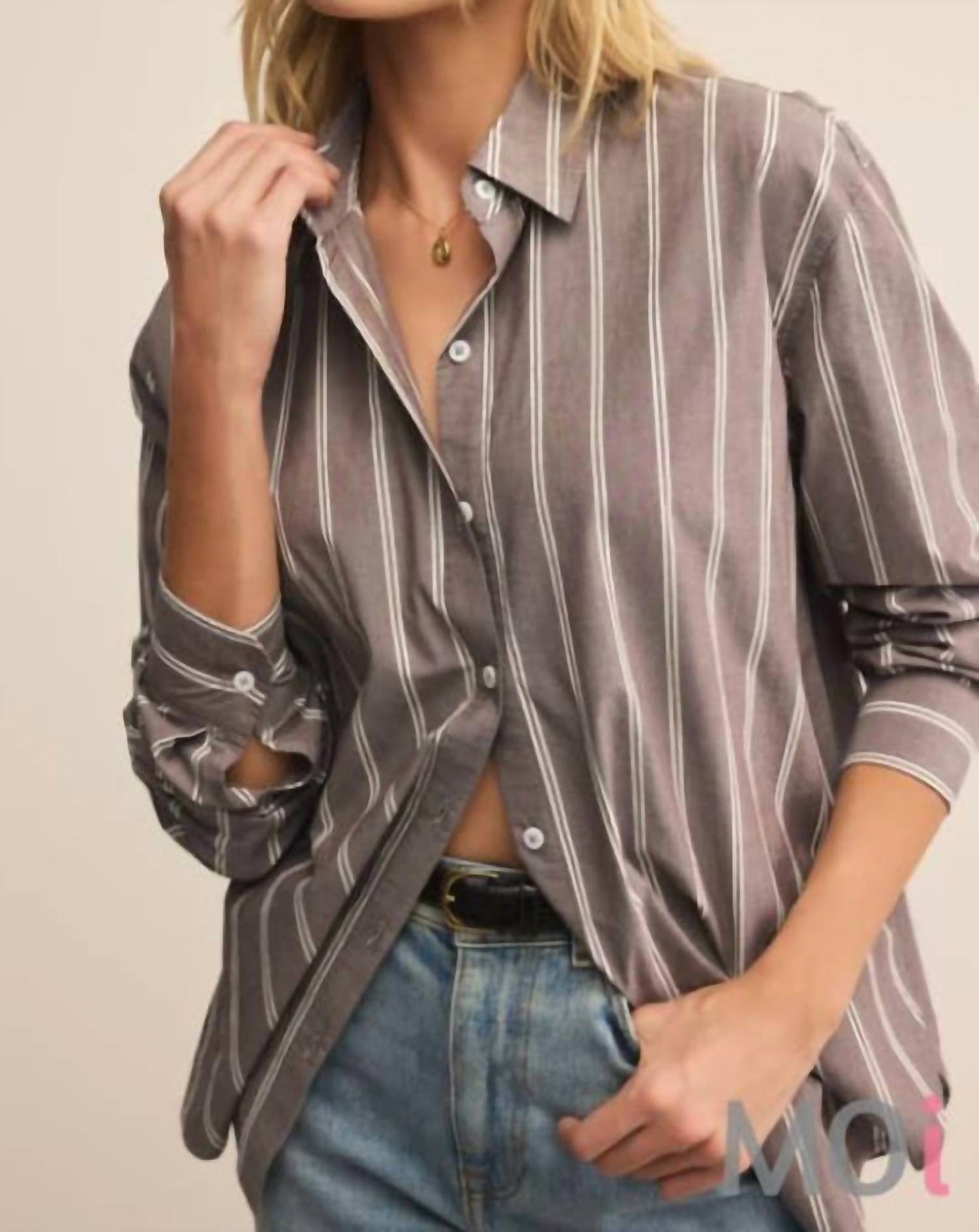 Z Supply - Seaport Button Down Poplin Shirt