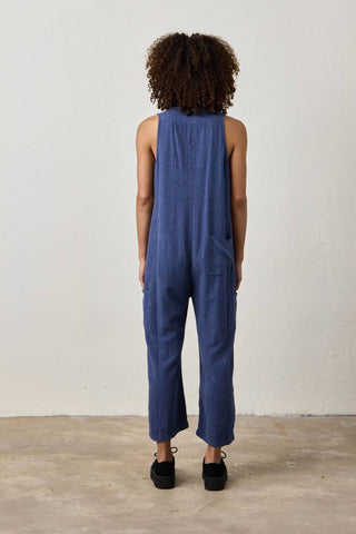 Nsf - Silva Linen Blend Canvas Romper